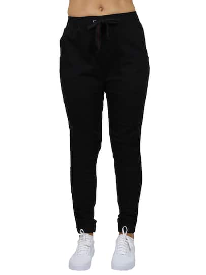 Galaxy By Harvic Loose Fit Stretch Twill Women's Joggers